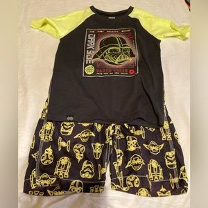 Star Wars Darth Vader shirt and shorts set
